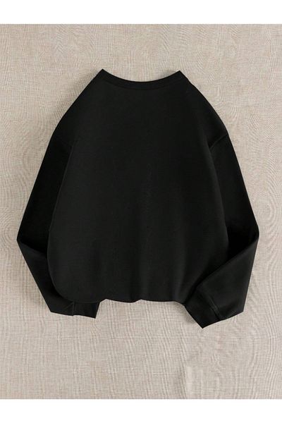 Revasser Φούτερ OK BEAR Unisex Oversize - Ανδρικά/Γυναικεία, Crew Neck, Βαμβακερά, Προσαρμοσμένη Έγχρωμη Εκτύπωση