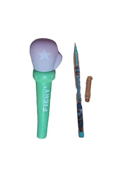 MİNGODAN Star Box - Cute Glove, Squishy and Laying Eggs Pencil Set