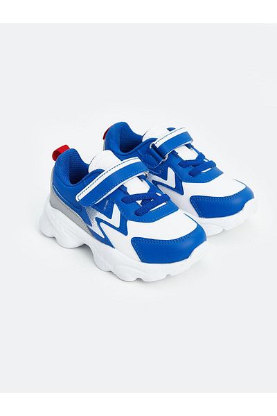 LC Waikiki Adidași LCW STEPS pentru bebeluși - albastru mediu cu șireturi și velcro