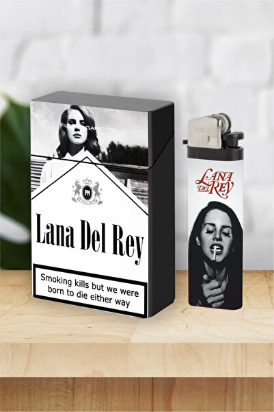 SARANG Lana Del Rey 2'li Çakmak - Sigara Tabakası Seti