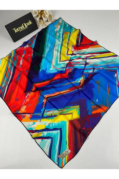 LA BOUTIQUE 1907 Model Bursa Silk - Vegan Silk Scarf