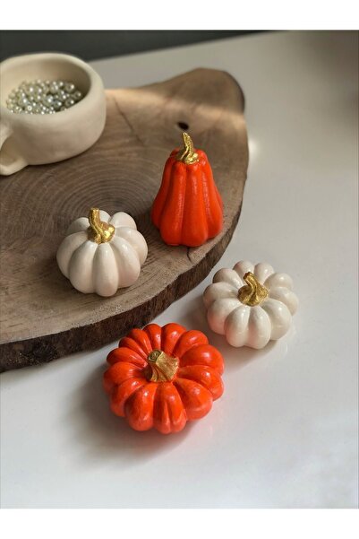 Bautinq Store Kabak Set 4 Lü Dekoratif Obje Biblo Bal Kabağı