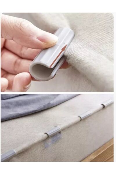 Moreva 12 buc. Suport pentru cearșaf de pat practic multifuncțional Clip orga...