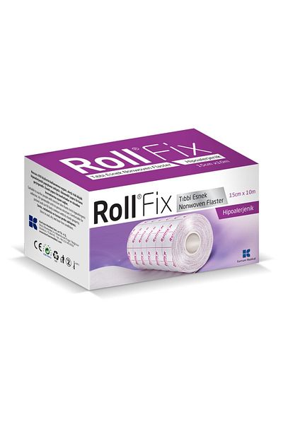 Roll FIX Hypoallergenic Flexible Fix Flaster 15cm X 10m - 1 Box
