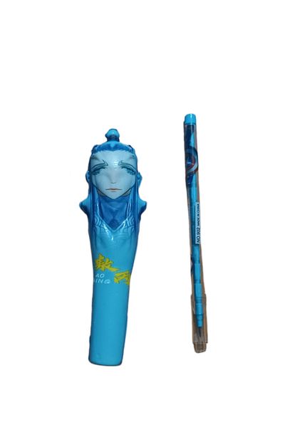 MİNGODAN Avatar Girl Figures - Colorful Squishy Pencil Set, Ornament and Laying Eggs