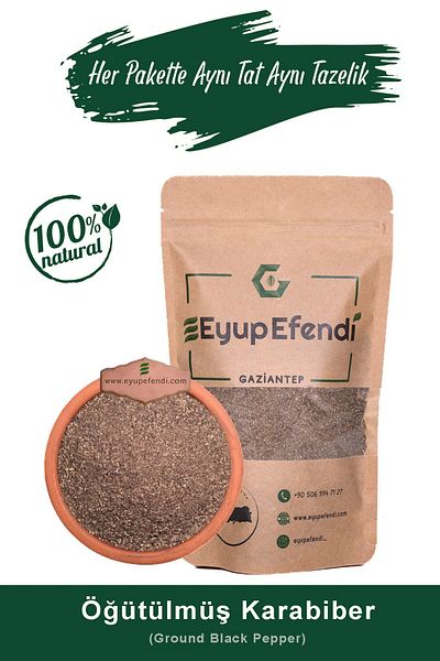 eyup efendi 250 Grams Fresh Ground Black Pepper