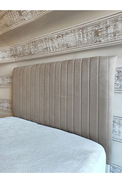 ByDekor Tasarım Sonne Baza Yatak Başlık Kılıfı 120 Cm Vizon