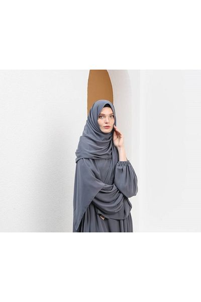 VALENS BOUTİQUE Απλό υφασμάτινο σάλι Hijab - Αιγυπτιακό μετάξι