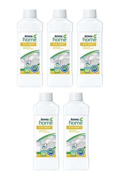 Amway Home Dish Drops Concentrated Liquid Dishwashing Detergent Set of 5