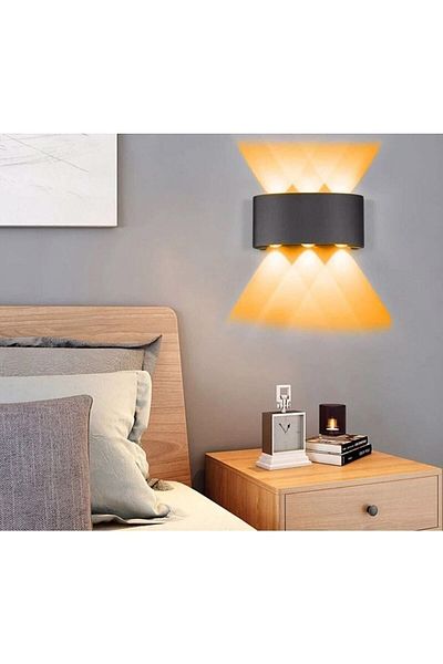 Cata Ct-8011 Haiti 10W LED Sconce - Amber, Double Sided