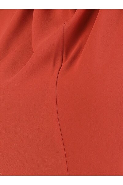 Ecardin Τουρμπάνι κρεπ σε τούβλο - με δέσιμο και ζώνη, St 091