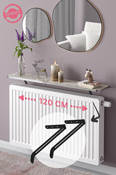 lefty Riv Petek Üstü Uçan Raf Dresuar Kalorifer Peteği Rafı 120 X 18 Cm Efes ...