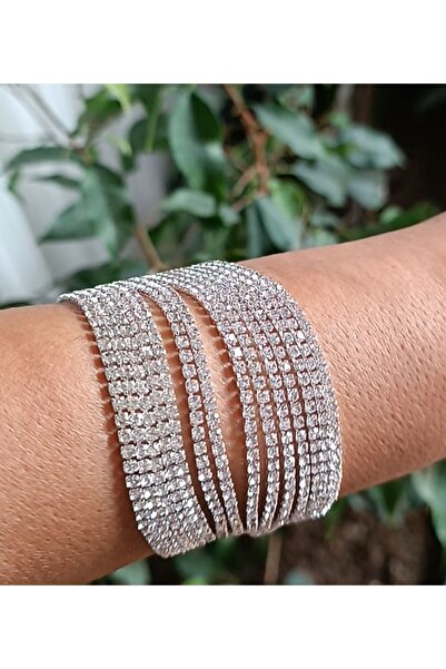 Blotch سوار سهرة أنيق وأنيق من حجر الزركون