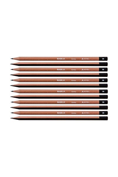 Faber Castell Adel Blackline 2b Karma Kurşun Kalem Seti 12'li