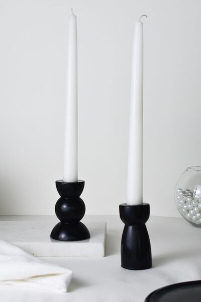 LALEZEN HOME Roma Sütun Şamdan 2li Set