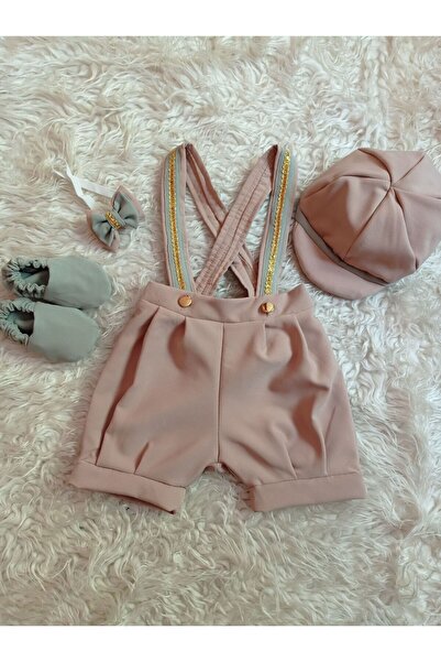 AgTasarım Vizon, Çagla yeşili doğum günü konsept salopet papyon şapka ayakkab...