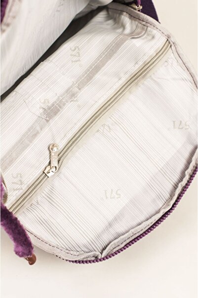 İMAKS 571 Krinkıl/Klinkır - Водонепроникний, легкий, багатомісний, середнього розміру шкільний та спортивний рюкзак - фіолетовий 3D