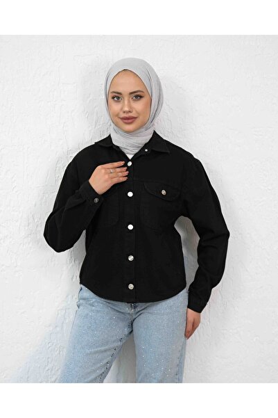 sorisso سترة قصيرة من الدنيم - تفاصيل الجيب