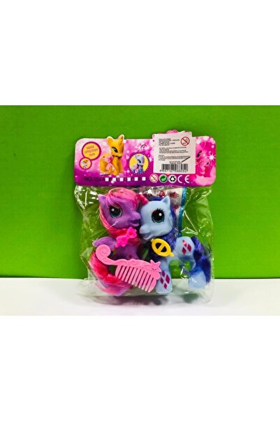 YILMAZLAR Poni Taraklı Hayvarlar 2li Set/ Renk Bildiriniz/ Mavili/pempeli/mor