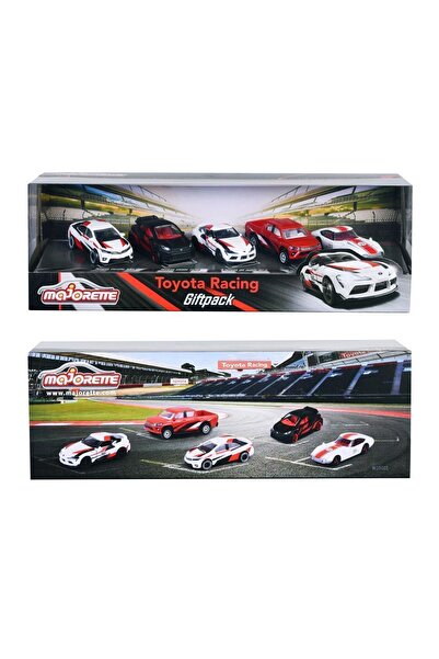 Majorette toyota racing 5,li gift pack supra