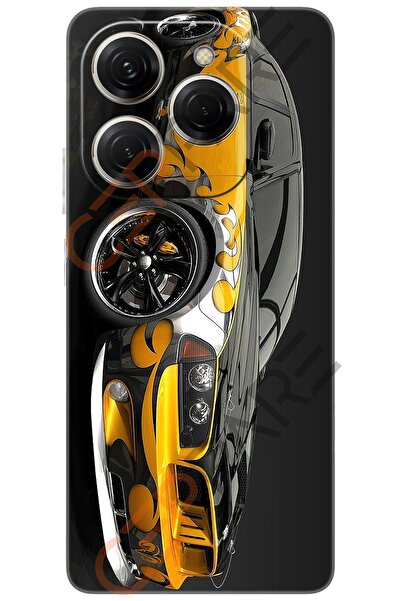 TECNO Spark 20 PRO (KJ6) Uyumlu Kılıf Desen Baskılı Silikon Carros Velozes STK:292 CP-fotG8F1