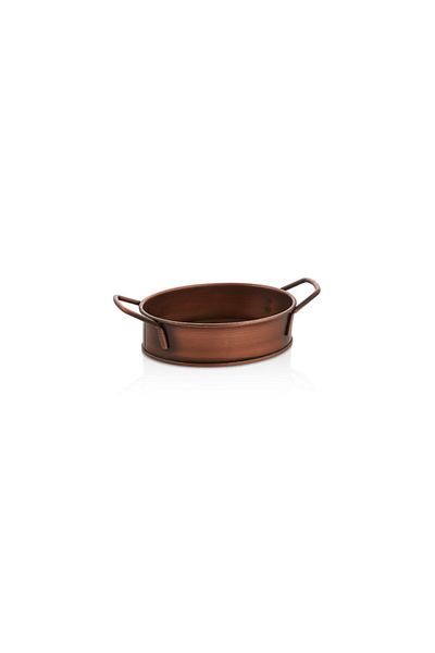 LUCKYHOMES Mini Home Tableware Kitchen Tray - Antique Copper, Presentation Tray 16cm X 13cm 2070-3