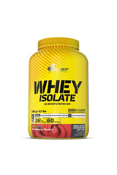 Olimp Strawberry Whey Protein Isolate - 1800g