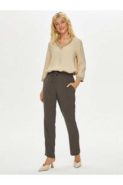 Faik Sönmez Elastic Waist Comfort Fit Trousers 69051