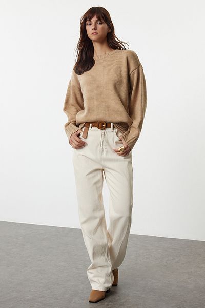 Trendyol Collection Pulover din tricotaje din nurcă cu textura moale - Potrivire largă TWOAW25KZ00126