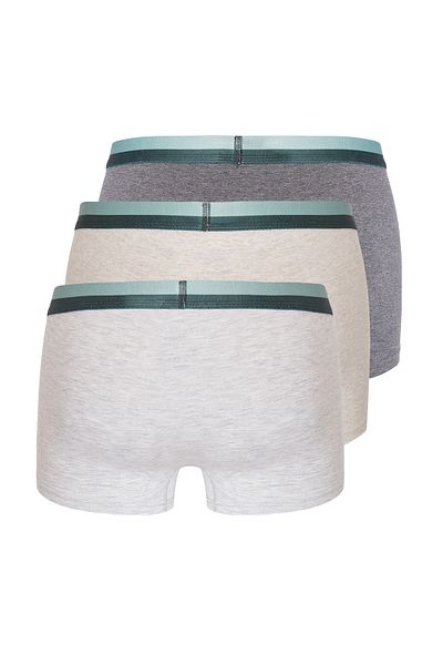 Trendyol Collection 3 db pamut mintás boxer csomag - TMNAW25BX00013
