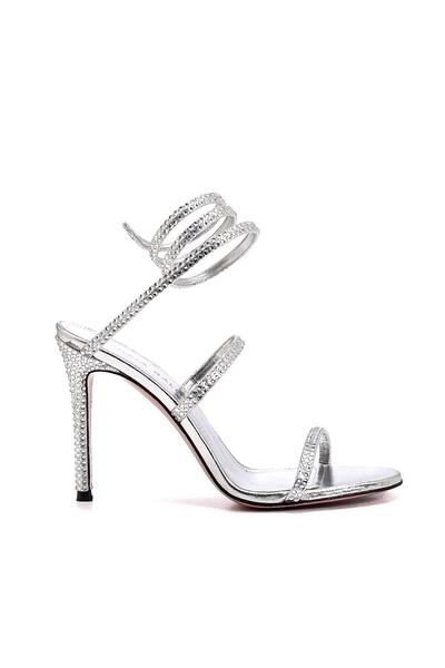 Sofia Baldi Martina Silver - Vegan Women's Heeled Sandals