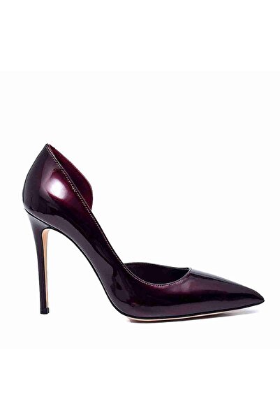 Sofia Baldi Claret Red Patent Leather Fenes Women's Stiletto and Evening Dress