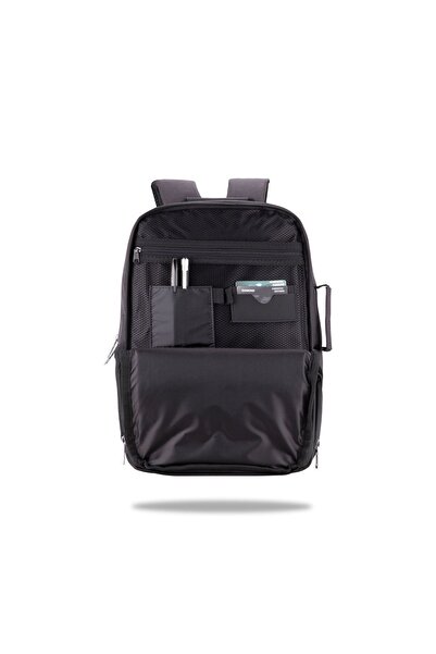 Classone Bp-Tx304 Combo Series 15.6'' Waterproof Fabric and Zipper Notebook, Laptop Backpack - Anthracite