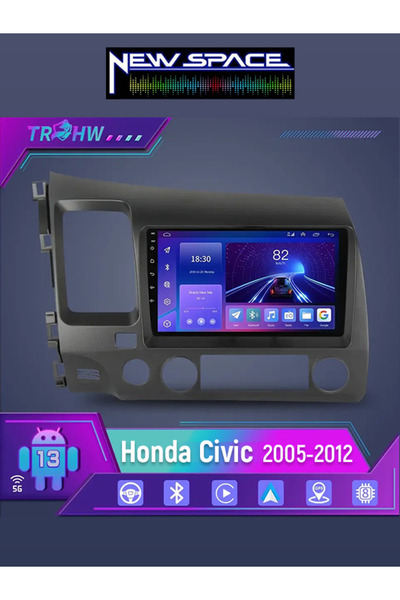 NEWSPACE HONDA FD Uyumlu 6 ANDROİD 2GB RAM 32GB ROM CARPLAY NAVİGASYON MULTİM...