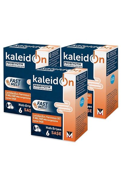 Kaleidon Probiotic Fast Melt Formula - 6 Sachets, 3 Pieces