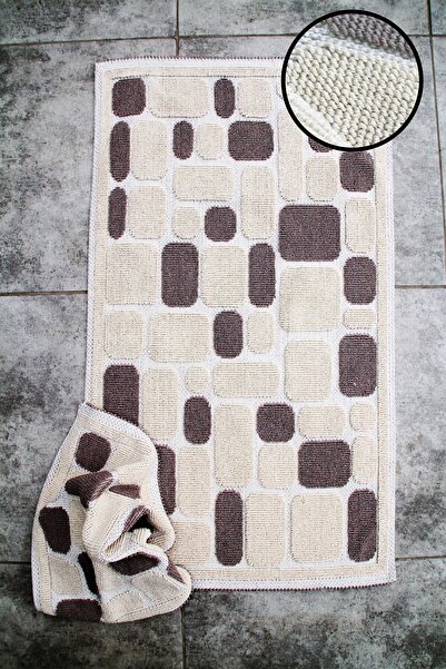 Vila Nova Home 2-dijelni set od Pamuk komada prostirki za kupanje od prirodni...