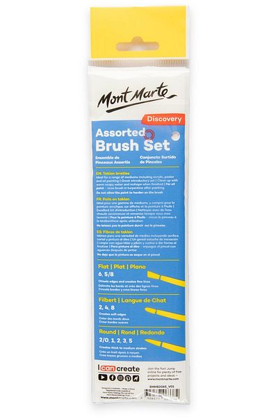 Mont Marte Discovery 10 τμχ MM Μικτό Σετ πινέλων