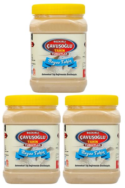 Bozkırlı Çavuşoğlu White Tahini Crochet Tahini - Low Roasted, 930g X 3