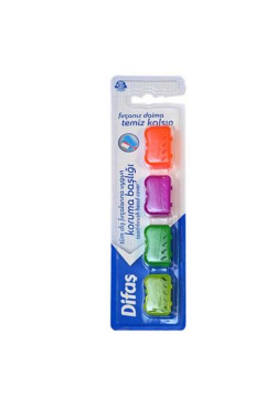 Difaş 4-piece Difaş Toothbrush Protection Head Set - 1 Pc