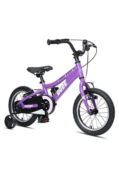 Gokidy DUDE 14" Jant Çocuk Bisikleti Mor