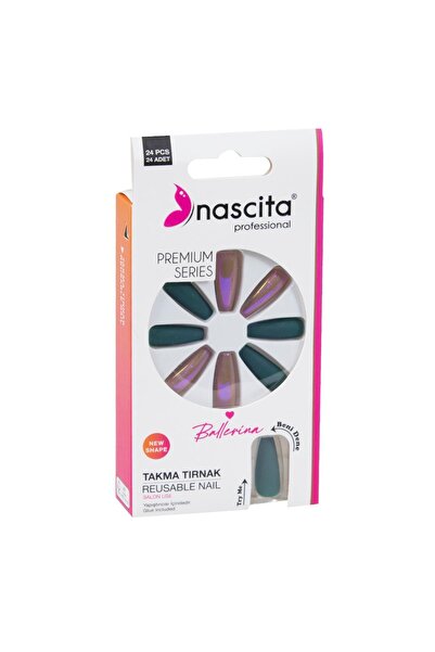 nascita 24'lü Ballerina Renkli Takma Tırnak - 156