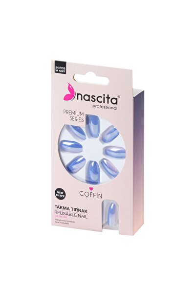 nascita 24'lü Coffin Renkli Takma Tırnak - 183