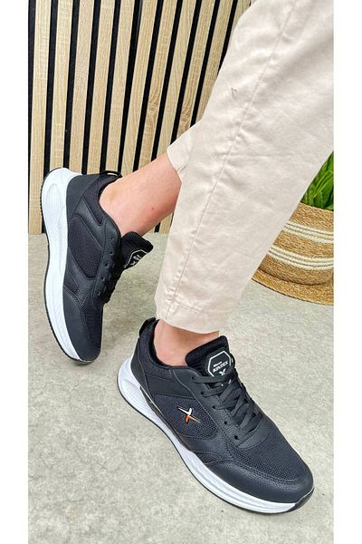 İmerShoes Pantofi sport pentru bărbați - afumati, plasă, respirabili, cu șireturi, talpă groasă, mers confortabil 8011