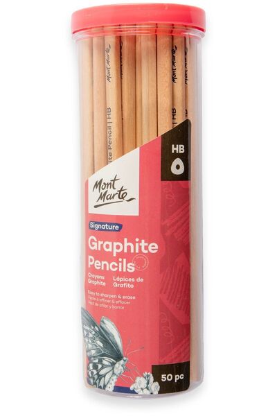 Mont Marte MM Grafit Kalemler HB 50'li Signature