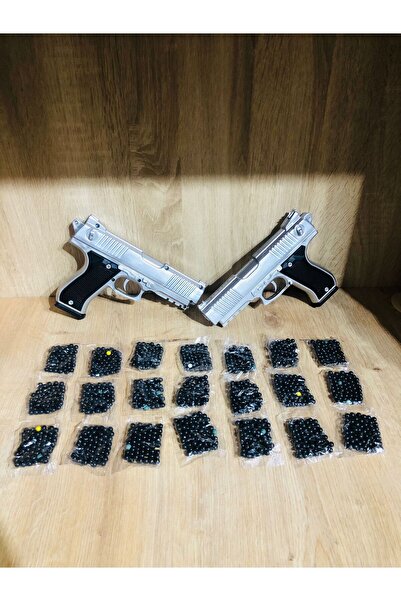 Marsel oyuncak Gold-Siyah ve Gümüş Renk Oyuncak 2 Adet + 21 Paket top