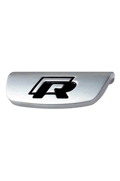 Generic Brand Black R Steering Wheel Logo - Dıka03