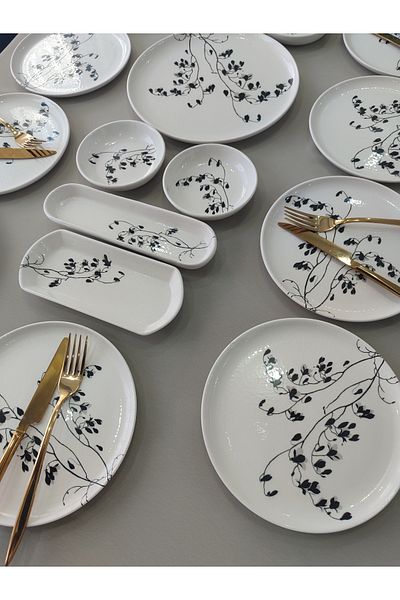 Areyma Eylül Model - 21 Piece Breakfast Set for 12 People