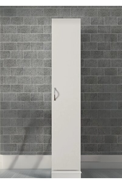 marceline Modern Tek Kapak Şık 5 Raflı Dolap