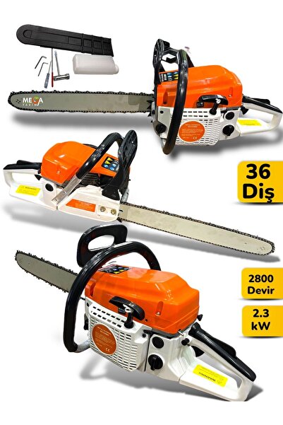 Genel Markalar Benzinli Zincirli Odun Motoru Budama Testeresi 3 Hp 2800 Devir...