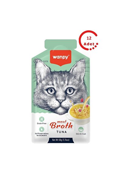 Wanpy Ton Balıklı Kedi Çorbası 50 gr 12'li